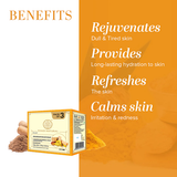 Khadi Natural Herbal Chandan Haldi Soap 125 g (Pack Of 3) image 3