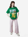 Garfield Influencer Women Oversized T-Shirts image 3