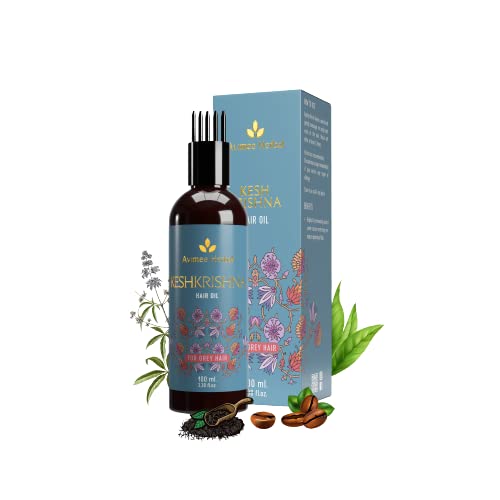 Avimee Herbal Keshkrishna Hair Oil Mineral Oil Free 100 ml image 1