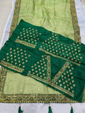 Royal Soft Organza With Heavy Embroidery Work Saree & Blouse image 3