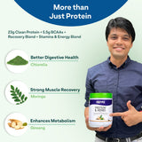 OZiva Protein & Herbs for Men - Chocolate - 500 gm (16 Servings) image 3