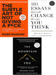 the mountain is you+101 essays that will+The Subtle Art - Paperback image 1