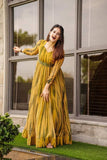 Georgette With Embroidery Work Gown Dresses image 3