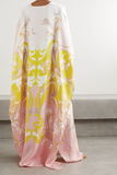 Soft Satin Silk Kaftan, Long Women's Caftan image 2