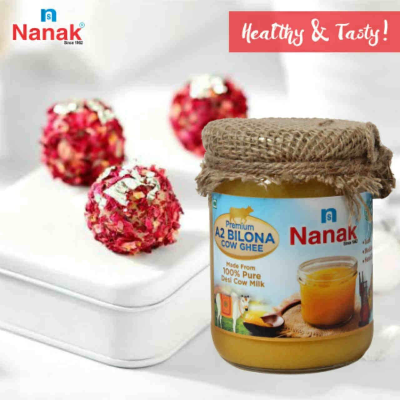 Nanak Desi A2 Bilona Cow Ghee - 500ml (Hand Churned, Vedic) - 500 ML image 3