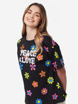 Peace Women Oversized T-Shirts image 1