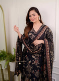 Cotton Print With Neck Work Top Bottom Dupatta image 3