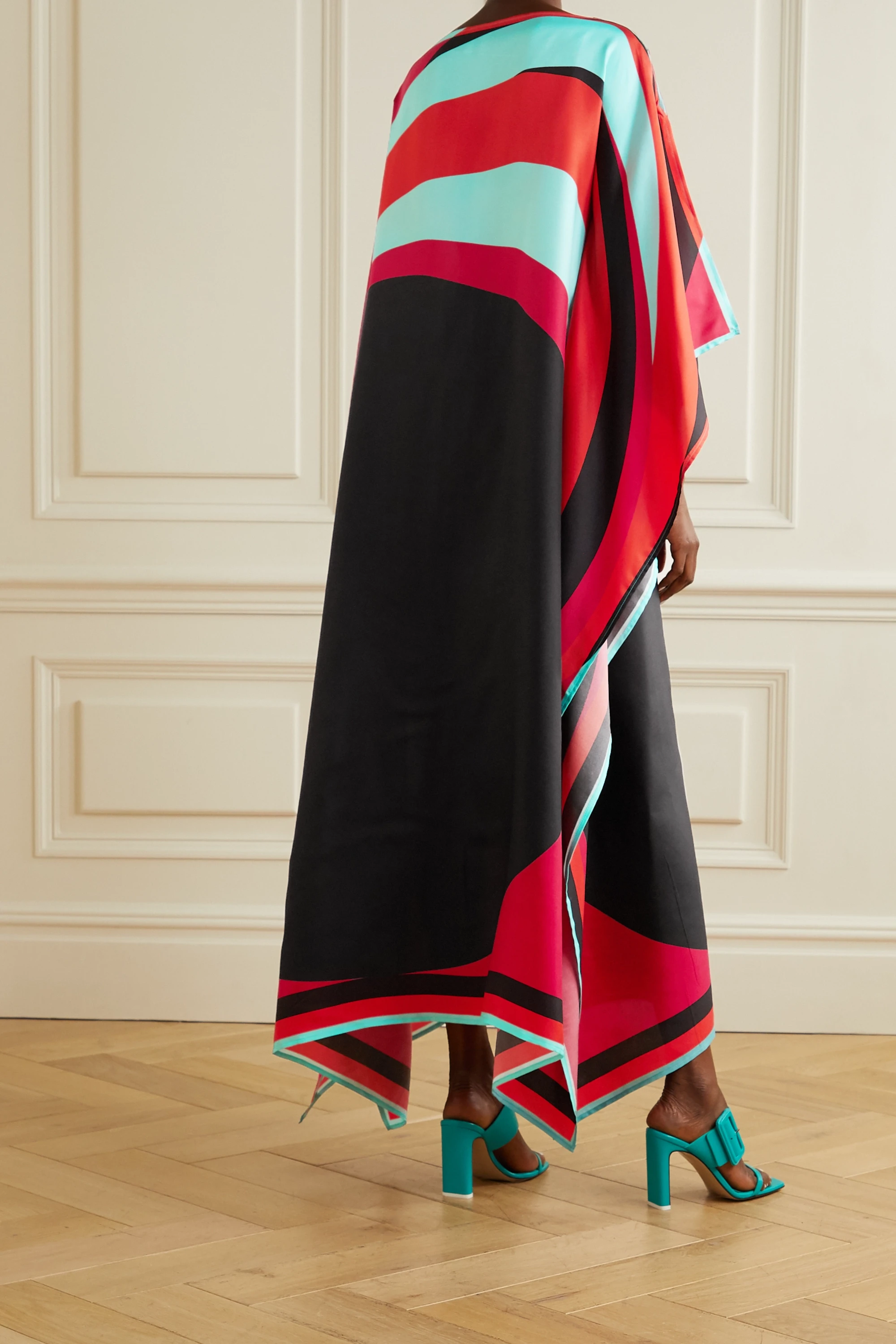 Summer Wear Soft Satin Silk Kaftan, Caftan image 2