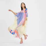 Soft Silk Crepe Kaftan, Women's Caftan image 3