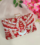 Bridal Embroidery Clutch image 3