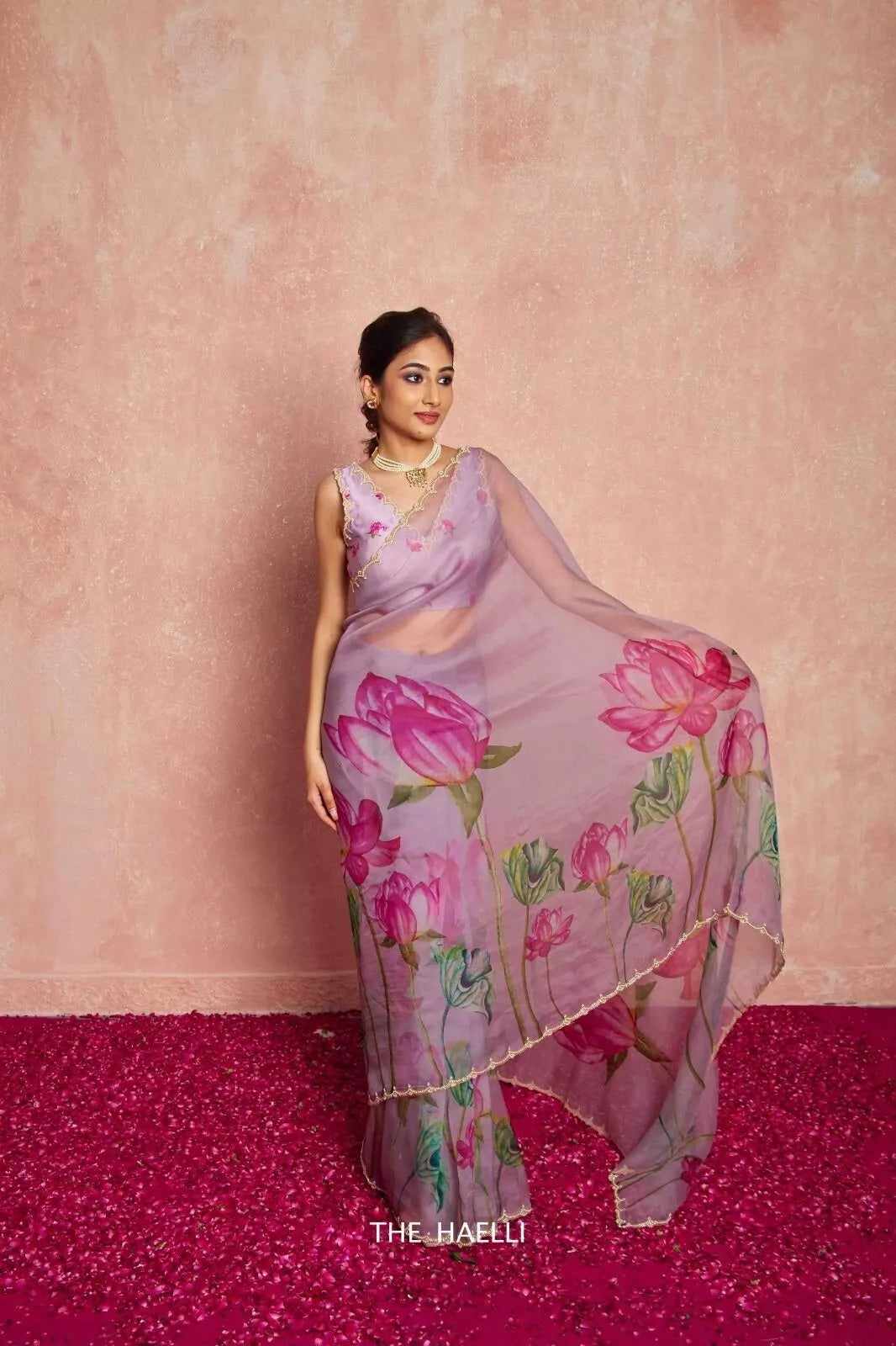 Soft Organza Saree & Blouse image 3