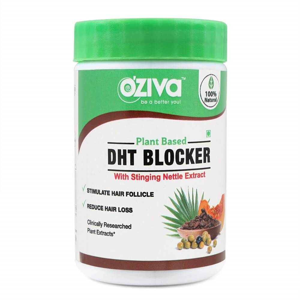 OZiva Plant Based DHT Blocker With Stinging Nettle Extract image 1