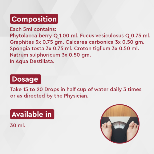 Allen Homeopathy A39 Anti Obesity Drops image 3
