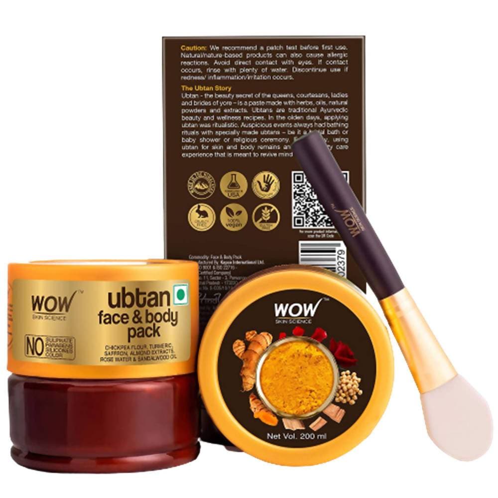 Wow Skin Science Ubtan Face & Body Pack - 200 ml image 5