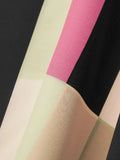Summertime Boat Neck Printed Soft Silk Crepe Kaftan For Women J5609 image 4