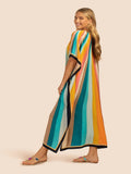 Beachy Waves Silk Crepe Kaftan J5676 image 4