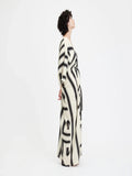 Lounge Wear French Moss Belt Style Kaftan (Free Size) J5716 image 4