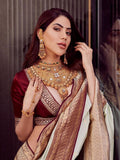 Soft Lichi Silk Kanchivaram Saree image 5