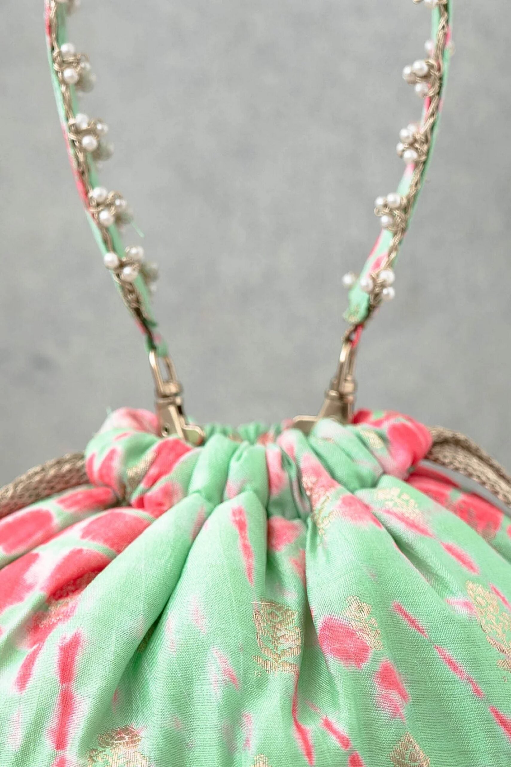 Beautiful Potli Bag Traditional Women Handbag, Handmade Bag image 3