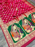 Banarasi Silk Pure Zari Golden Weaving Rich Pallu Saree image 2