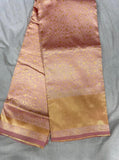 Peach Kanchipuram Silk Saree image 4