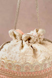 Antique Multicolor Embroidered Potli bag image 4