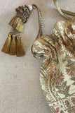 Beautiful Jaipuri Embroidered Poly silk Potli bag image 3