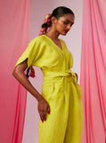 Neon Linen Jumpsuit For Women image 4