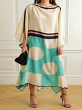 Soft Satin Silk Party Wear Kaftan, Maxi Dress J5585 image 5