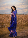 Women Lichi Silk Saree With Unstitched Blouse Wedding Wear Banarasi Sari VV image 7
