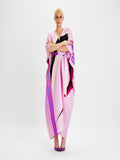 Women's Belt Style Casual Wear Satin Silk Kaftan (Free Size) J5647 image 4