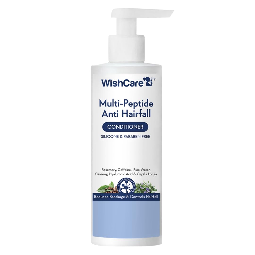 WishCare Multi Peptide Anti Hairfall Shampoo 250ml+ Conditioner 200ml image 3