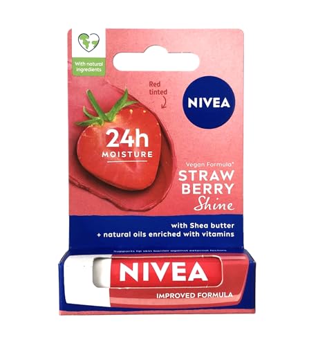 Nivea Lip Care Fruity Shine Strawberry, 4.8g