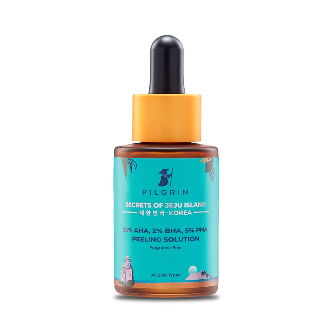 Pilgrim 25% AHA + 2% BHA + 5% PHA Peeling Solution for Face Pigmentation -30 ml image 4