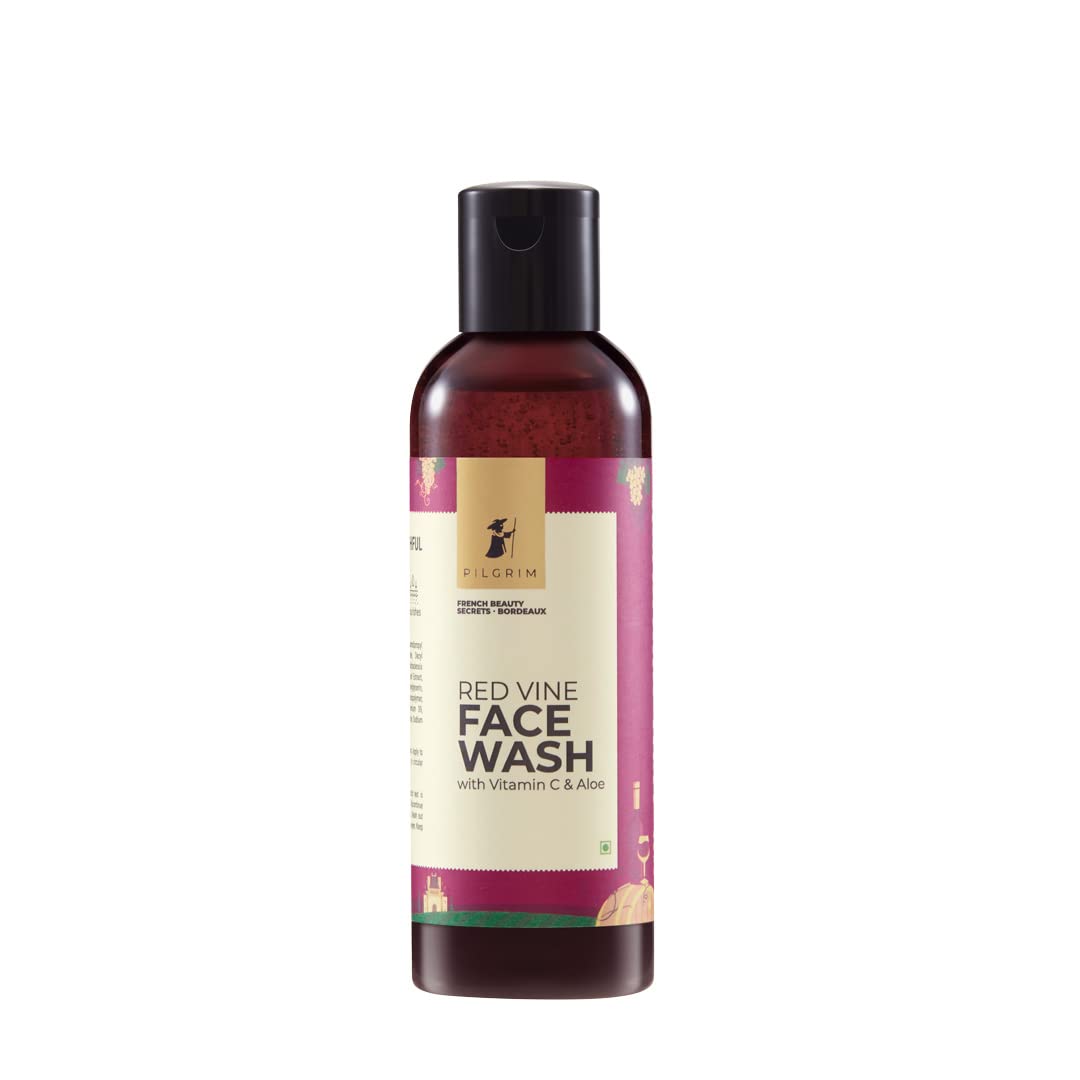 Pilgrim French Red Vine Face Wash - 100 ml image 1