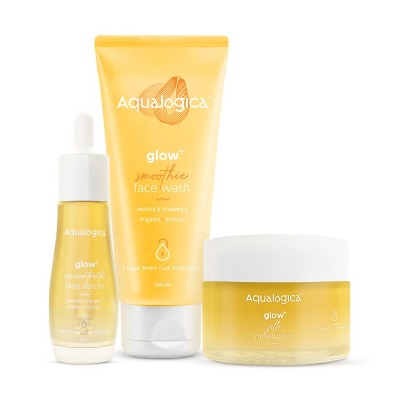 Aqualogica All In One Essentials Kit Face Wash (100g) - Face Serum (3Oml) - Gel Moisturizer (50g) image 1