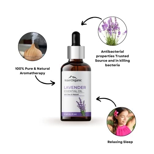 Aravi Organic   Tea Tree, Lavender And Rosemary Essential Oil -15 ml image 4