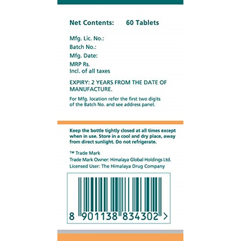 Himalaya Pure Herbs Hadjod Bone & Joint Wellness 60 tabs image 5