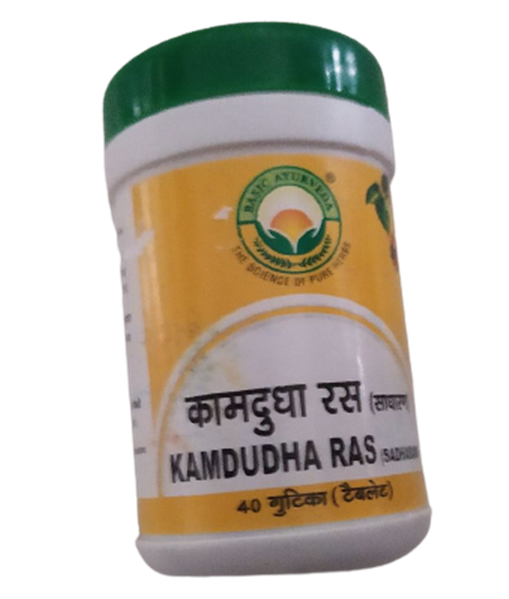 Basic Ayurveda Kamdudha Ras Tablet - 40 Tablets image 3