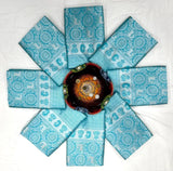 Sky Blue Soft Lichi Silk Jacquard Work Saree image 5