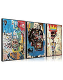 3-Piece Modern Abstract Street Art Canvas Prints – Blue Wall Decor for Living Room, Bedroom, Bathroom, Office – Unframed Home Art Posters Paperback bookcover – AVRBOOKS
