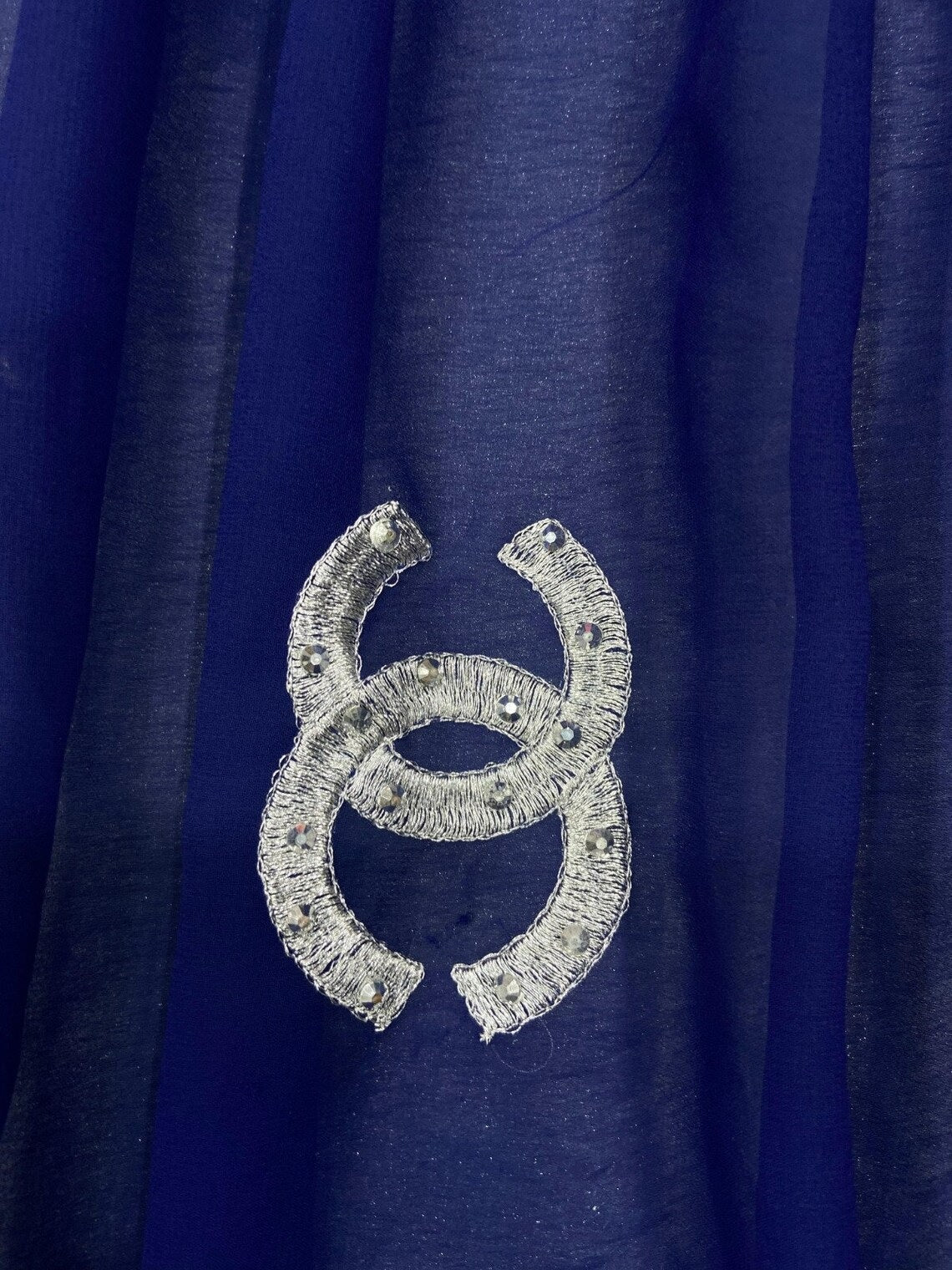Premium Georgette & Beautiful Embroidery Work Ready To Wear Saree image 4