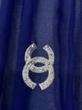 Premium Georgette & Beautiful Embroidery Work Ready To Wear Saree image 4