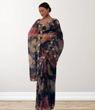 Soft Tabby Organza Saree With Blouse image 4