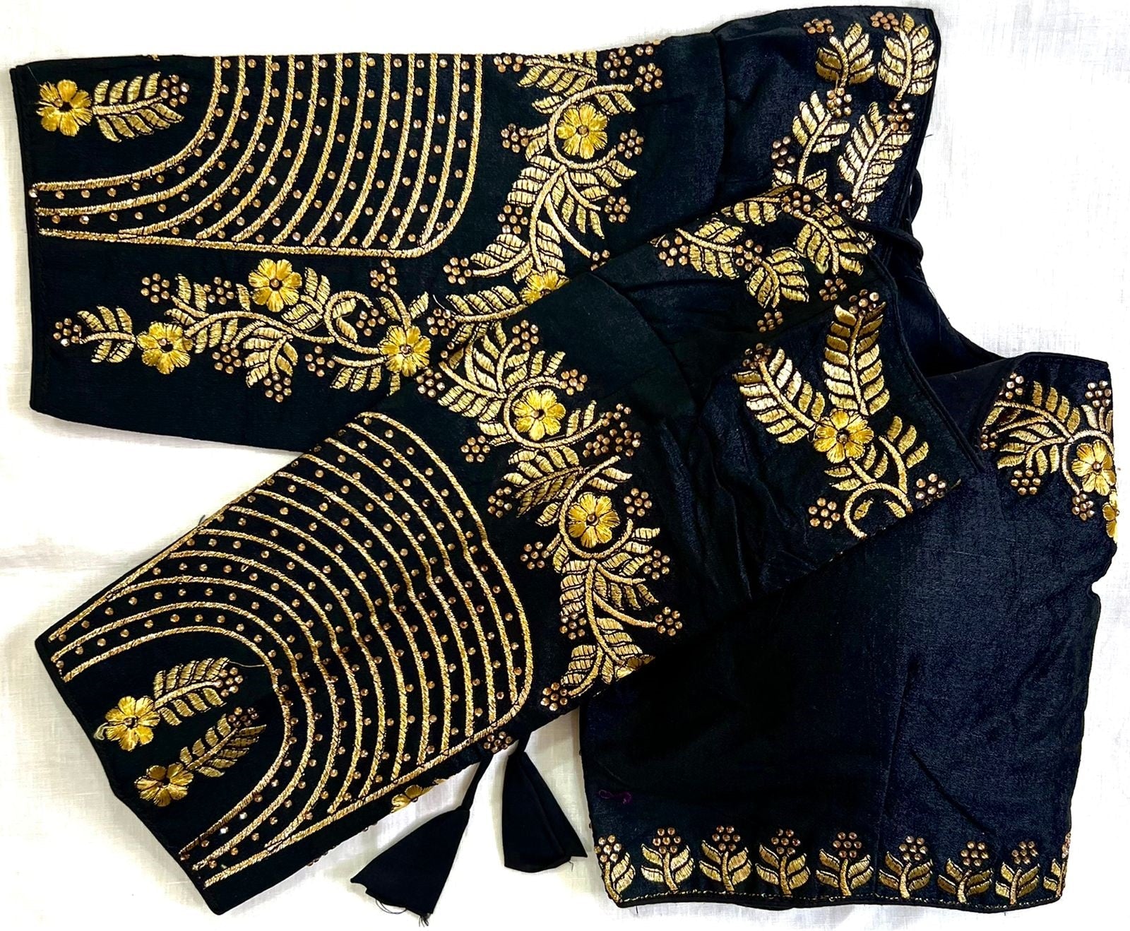 Fantam Silk & Handwork, Dori And Zari Work Blouse image 8