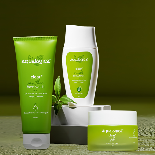 Aqualogica Clear+ Acne-Free Skin Essentials Combo image 1