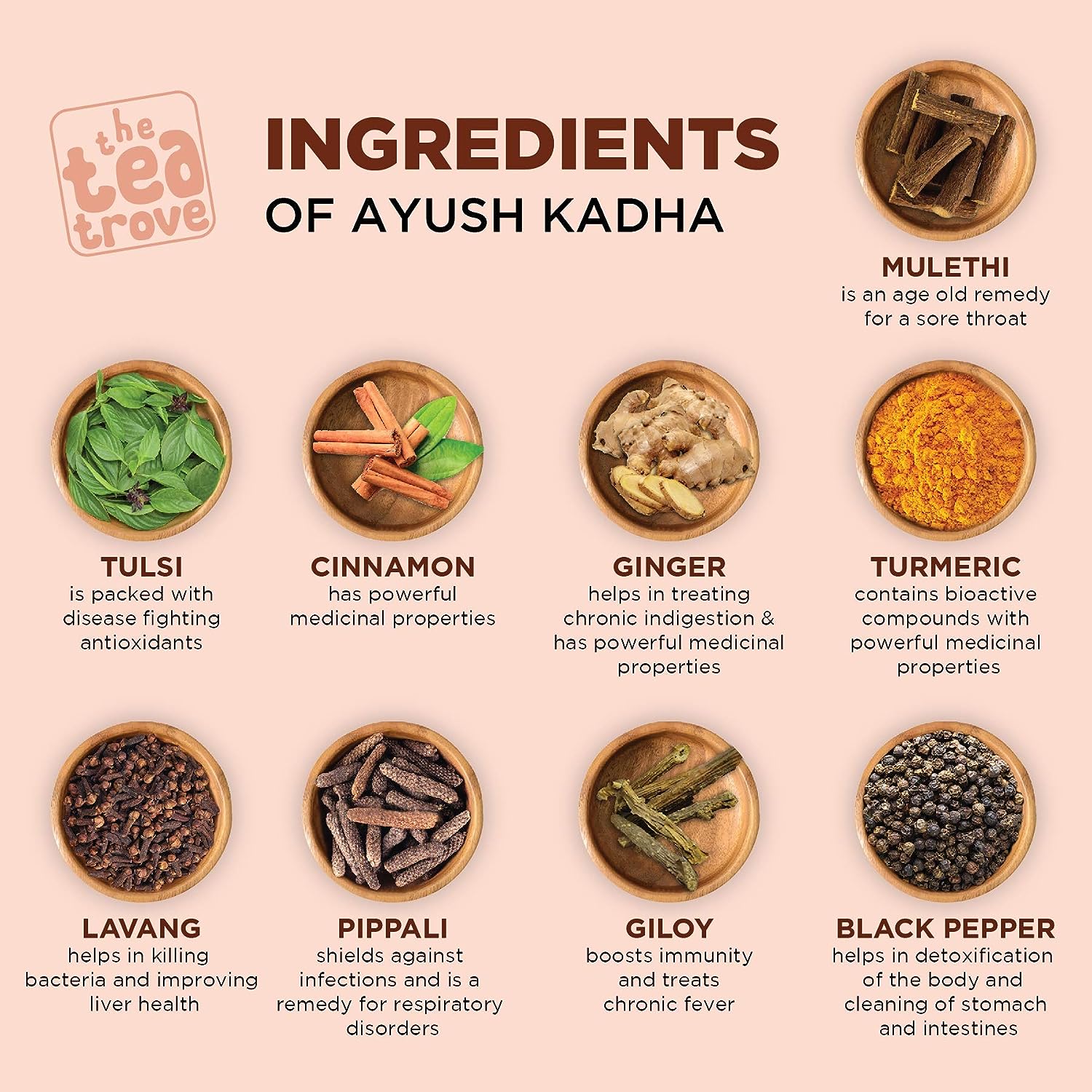 The Tea Trove - Ayush Kadha Herbal Tea image 4