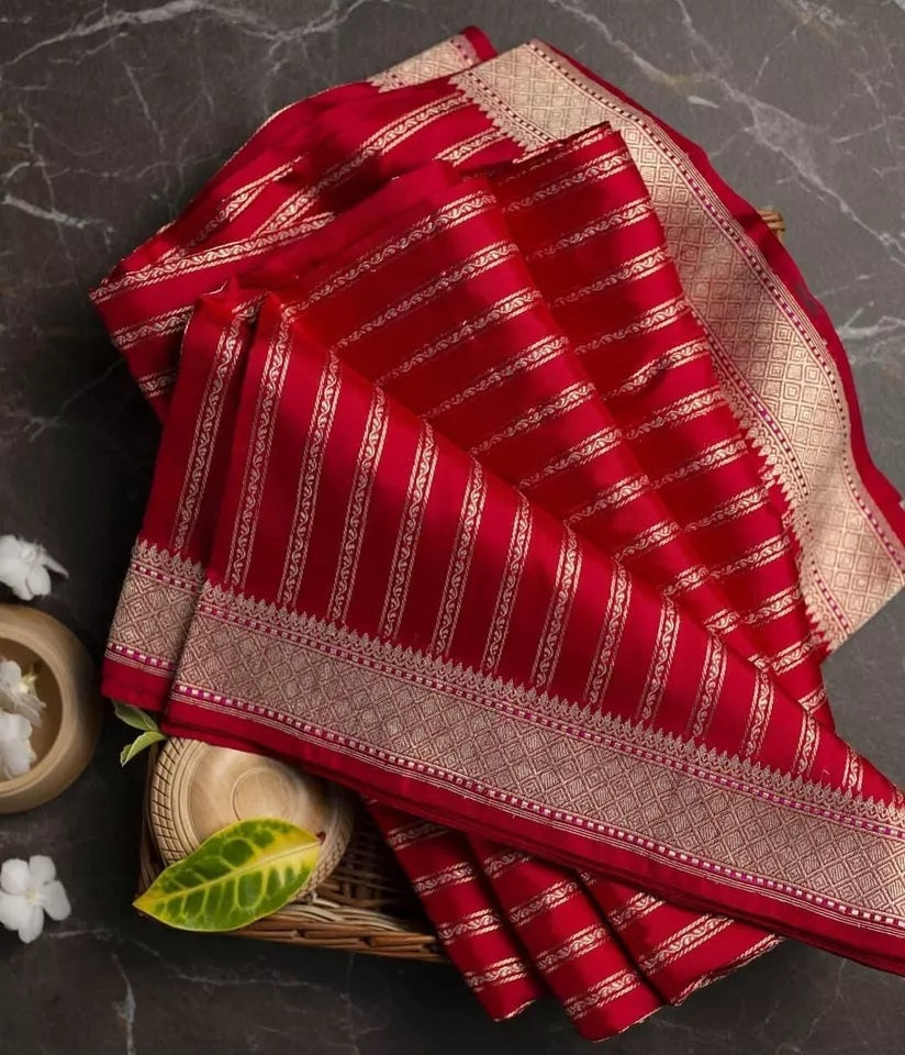 Soft Lichi Silk Saree,Indian Party Wear Sari With Blouse image 4