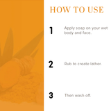 Khadi Natural Herbal Chandan Haldi Soap 125 g (Pack Of 3) image 4
