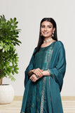 Viscose With Jacquard Work & Salwar Kameez With Dupatta image 4